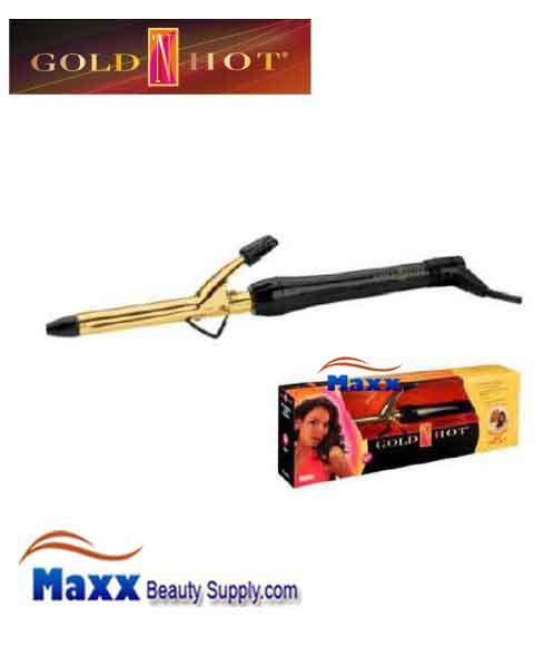 Gold N Hot 24K Gold Coated #GH9436 Spring Curling Iron - 5/8"